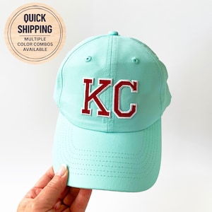 Teal Imperial Performance Kansas City Hat, Current Teal Hat, KC Current Teal Cap, KC Ladies Hat, Unique KC Headwear, Kansas City Current Hat