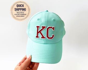 Teal Imperial Performance Kansas City Hat, Current Teal Hat, KC Current Teal Cap, KC Ladies Hat, Unique KC Headwear, Kansas City Current Hat