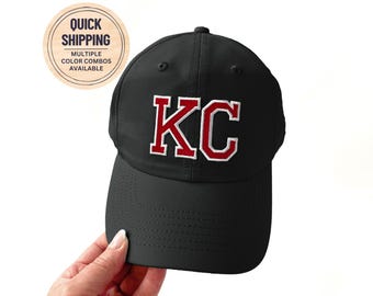 Kansas City Hat, Imperial Performance Hat, KC Cap, Chiefs Red Current Teal Hat, KC Ladies Hat, Ladies KC Headwear, Kansas City Football Hat