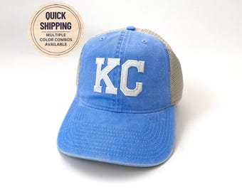 Kansas City Vintage Dad Hat, The Game KC Hat, Kansas City Cap,  Royals Current Hat, Unique KC Headwear, Throwback Kansas City Hat