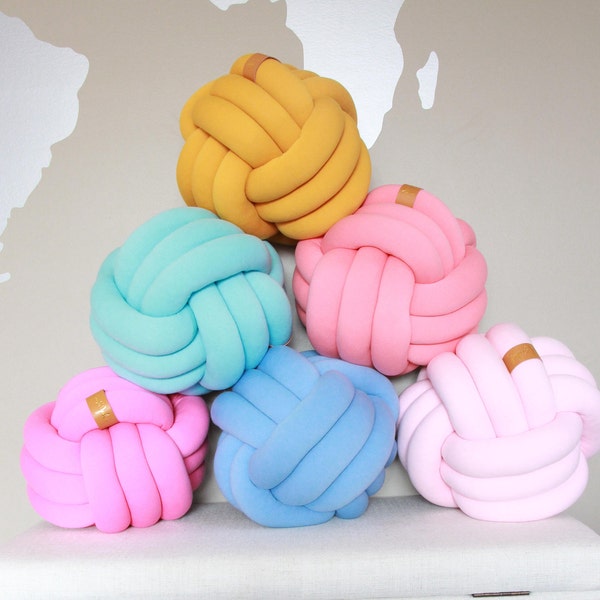 LARGE Knot Pillow, Knot Cushion, Pillow, Decorative Cushion, Nursery Decor, Home Decor, Kids room decor