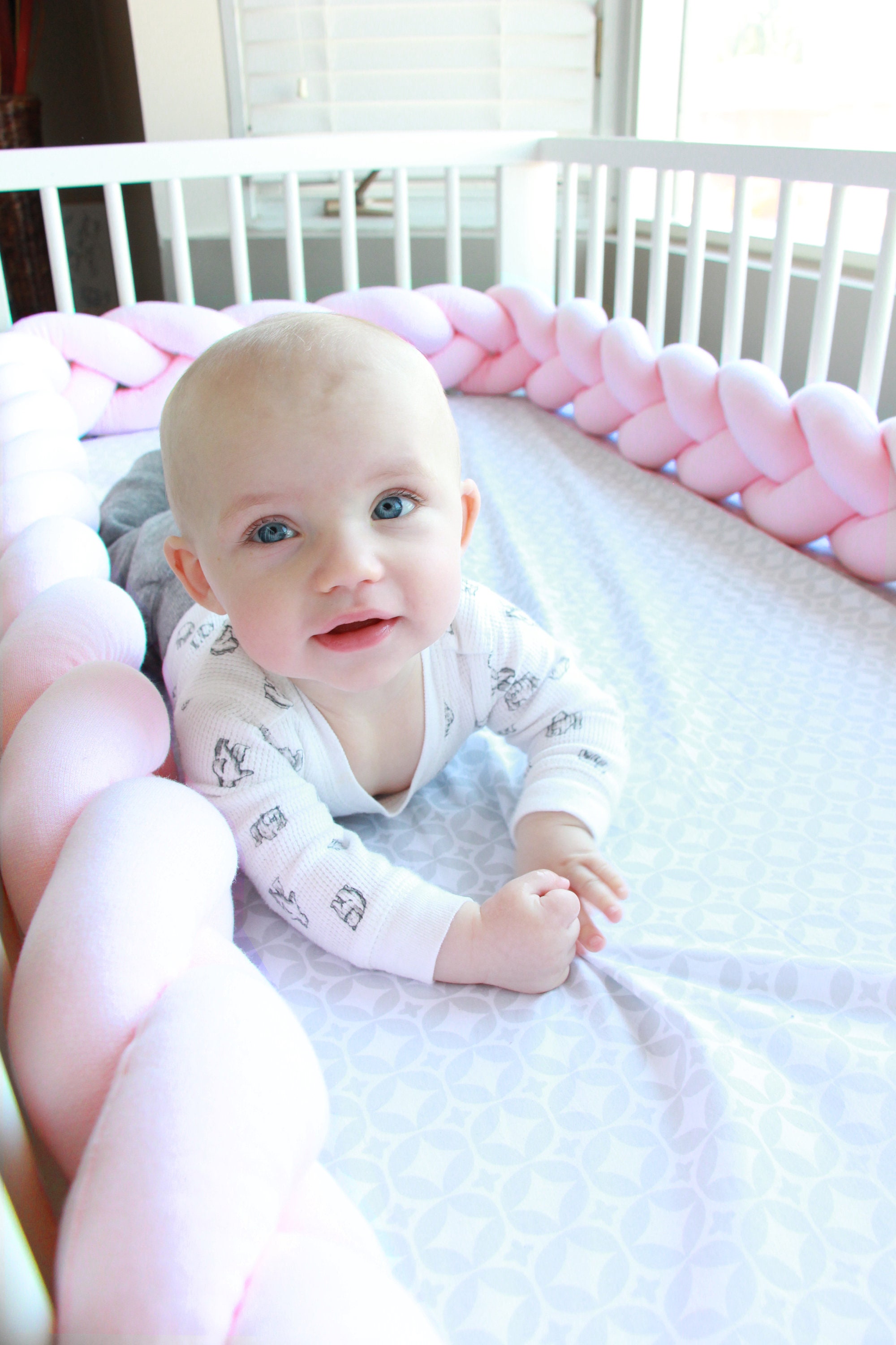 Braided Crib Bumper Knot Pillow Knot Cushion Decorative Etsy