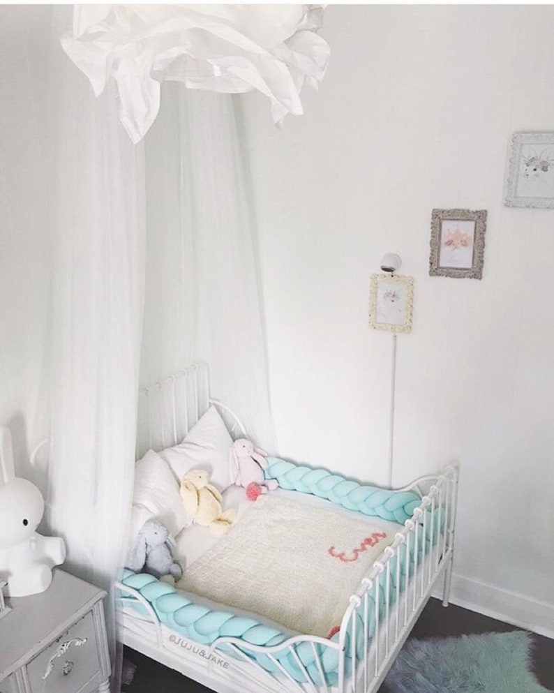 Braided Crib Bumper Knot Pillow Knot Cushion Decorative Etsy