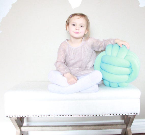 LARGE 12/30.5cm Knot Pillow Knot Cushion Throw Etsy