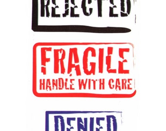 Fragile Tattoo Etsy