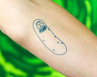 Rick Morty Tattoo Etsy