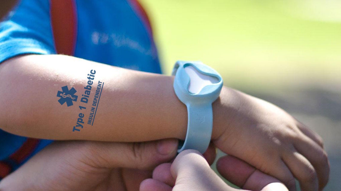 Allergy and Disease Temporary Tattoos for Children Etsy