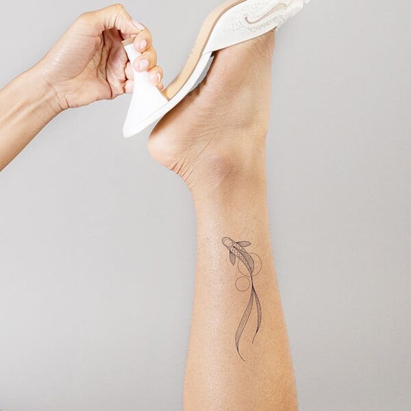 Fish Temporary Tattoo Fake Tattoos