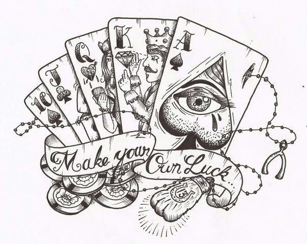 Cartes Tattoo As King  Card tattoo, Poker tattoo, Playing card tattoos