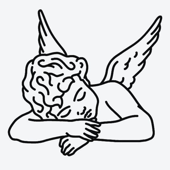Angel Cherub Temporary Tattoo Fake Tattoos - Etsy