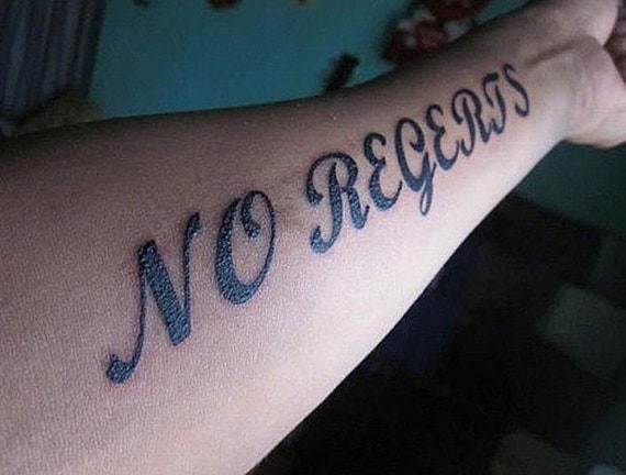 Share more than 140 no ragrets tattoo super hot