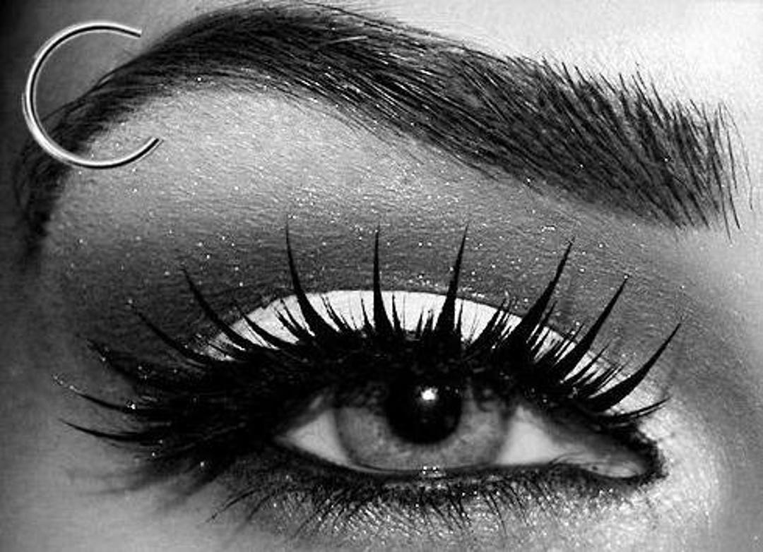 Fake Eyebrow Ring Etsy