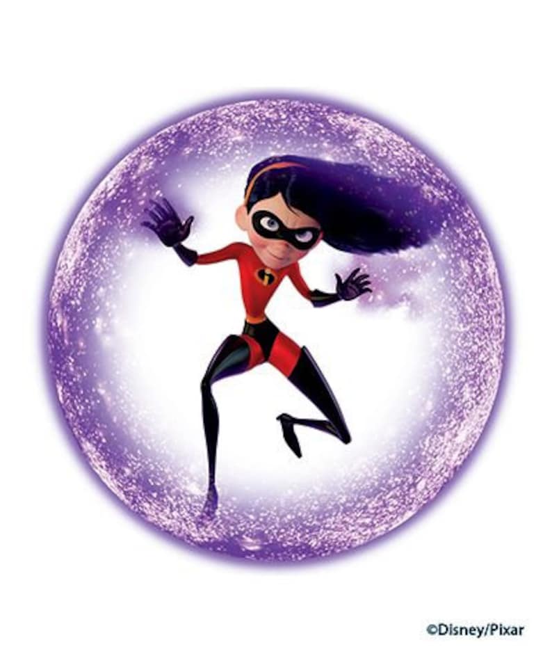 Violet Incredibles 2 Temporary Tattoo