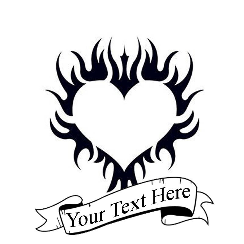 How To Draw Tribal Hearts