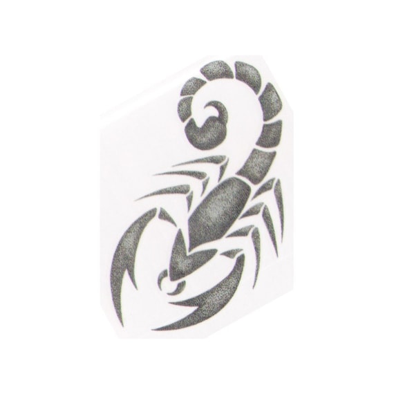 Tribal Scorpion Temporary Tattoo Design 2x2 Inch - Etsy Tribal Scorpion Temporary Tattoo Design 2x2 Inch - Etsy