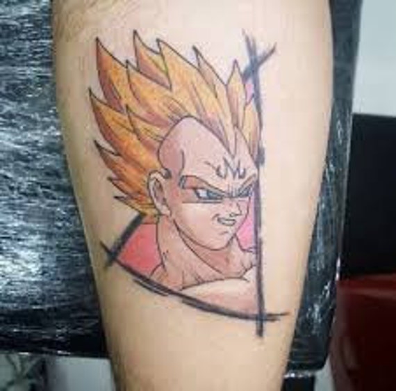 Dragonball Vegeta, Majin Temporary Tattoo Set