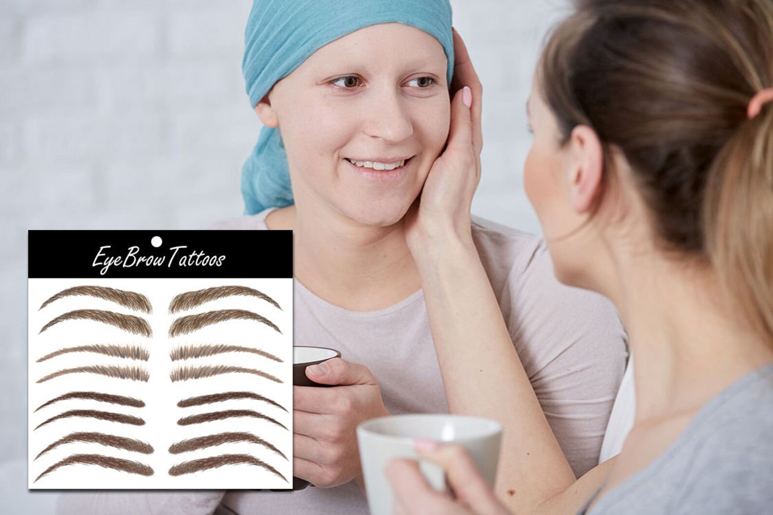 Eyebrow Temporary Tattoos for Cancer Patients Etsy