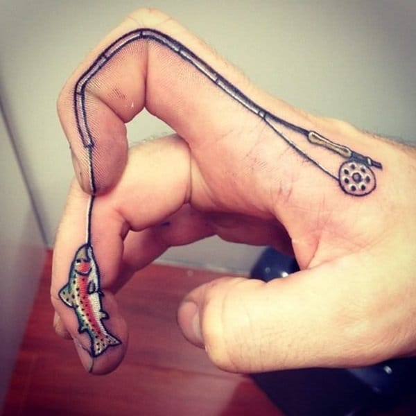 75 Fish Hook Tattoo Designs For Men  Ink Worth Catching