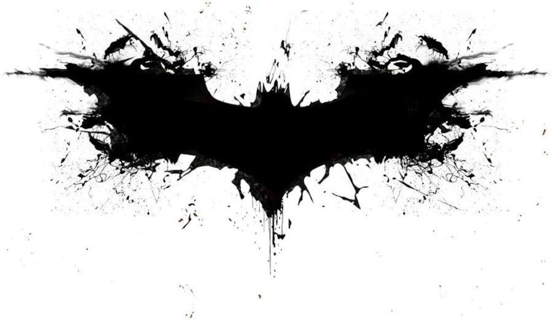 Batman Dark Knight Temporary Tattoo Fake Tattoos - Etsy