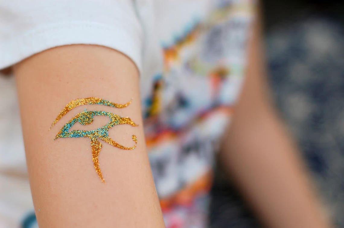 Glitter Custom Temporary Tattoos Etsy