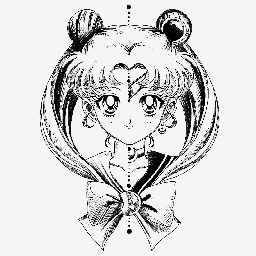 Sailor Moon - Holographic Tattoonie – Tattoo for a week
