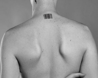 Barcode Temporary Tattoo - Fake tattoos