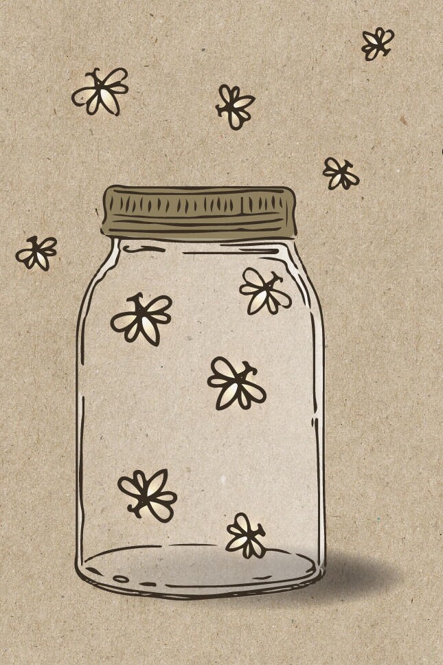 PRINTABLE Rustic Mason Jar Firefly Wedding Reception Invite Etsy Canada