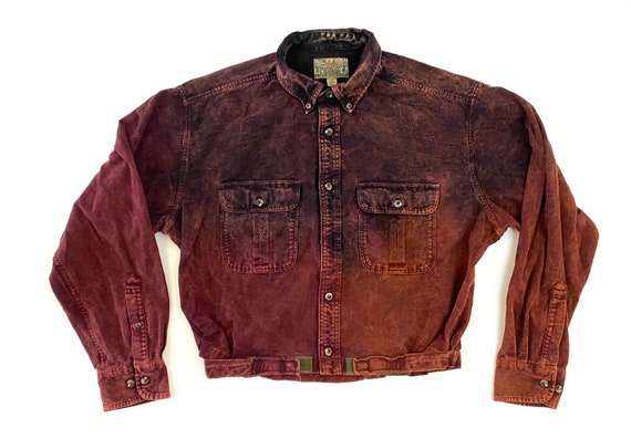 Aerosmith Crop Top Flannel Jacket