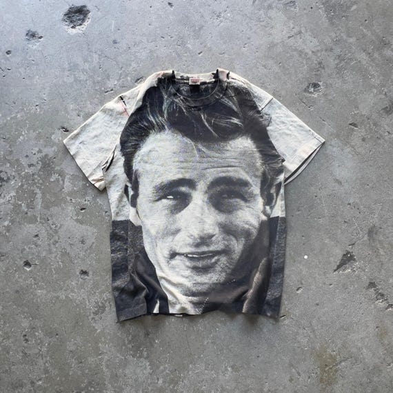 Mosquitohead James Dean AOP Tee Men's L 1990s