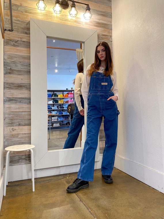 Big Mac Overalls 90s Vintage Carpenter Denim Dung… - image 1