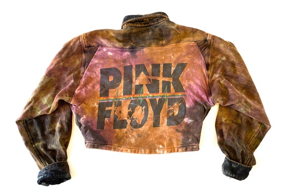Pink Floyd Crop Top Flannel Jacket