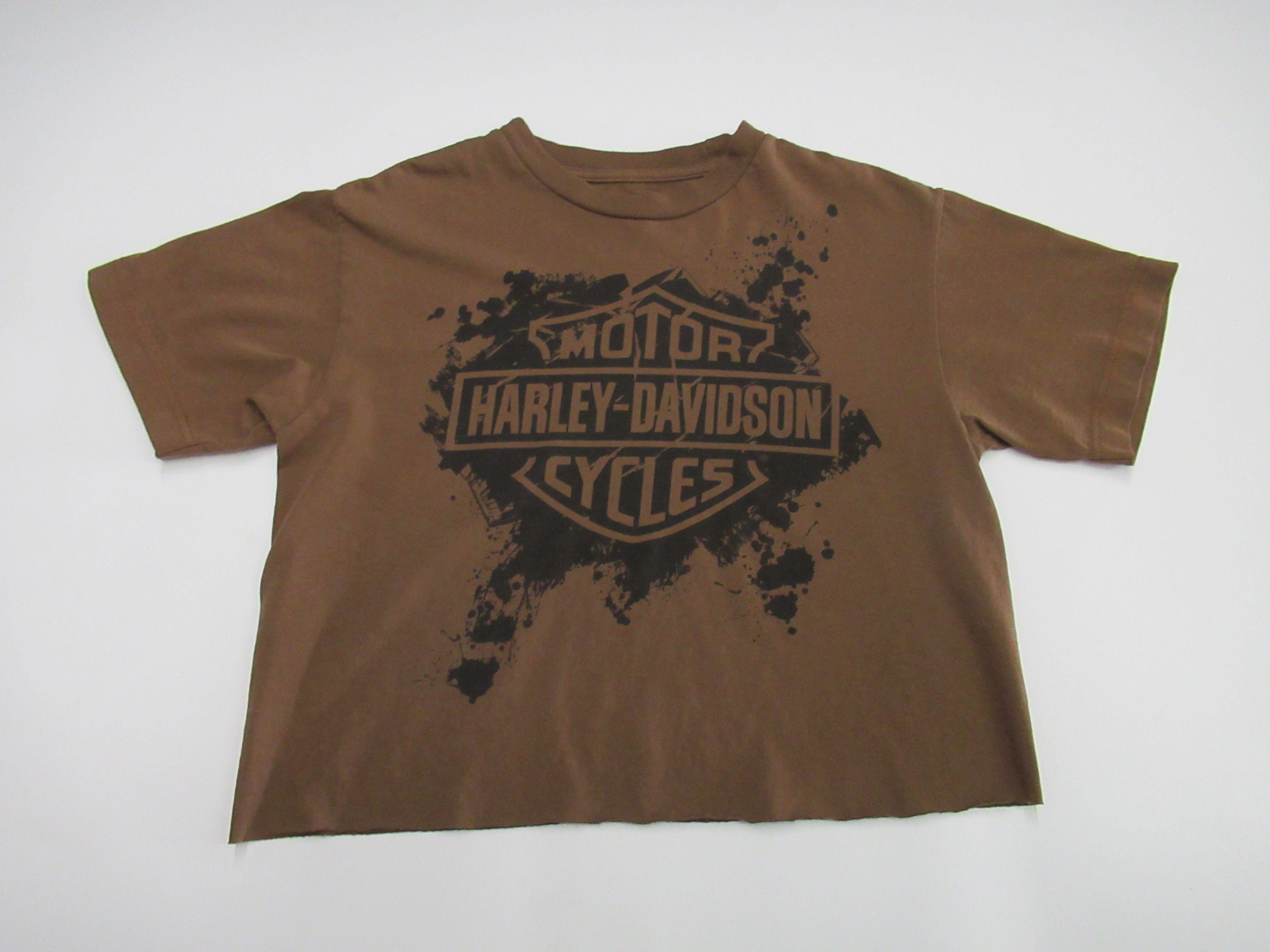 vintage harley davidson crop tee