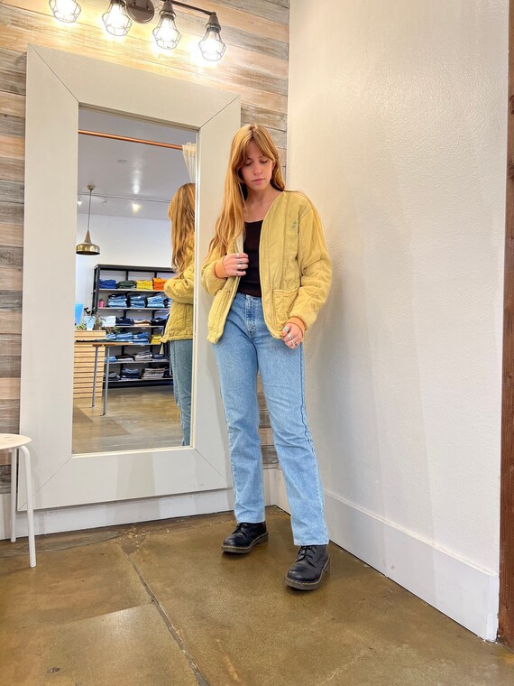 vintage quilted liner jacket Gem