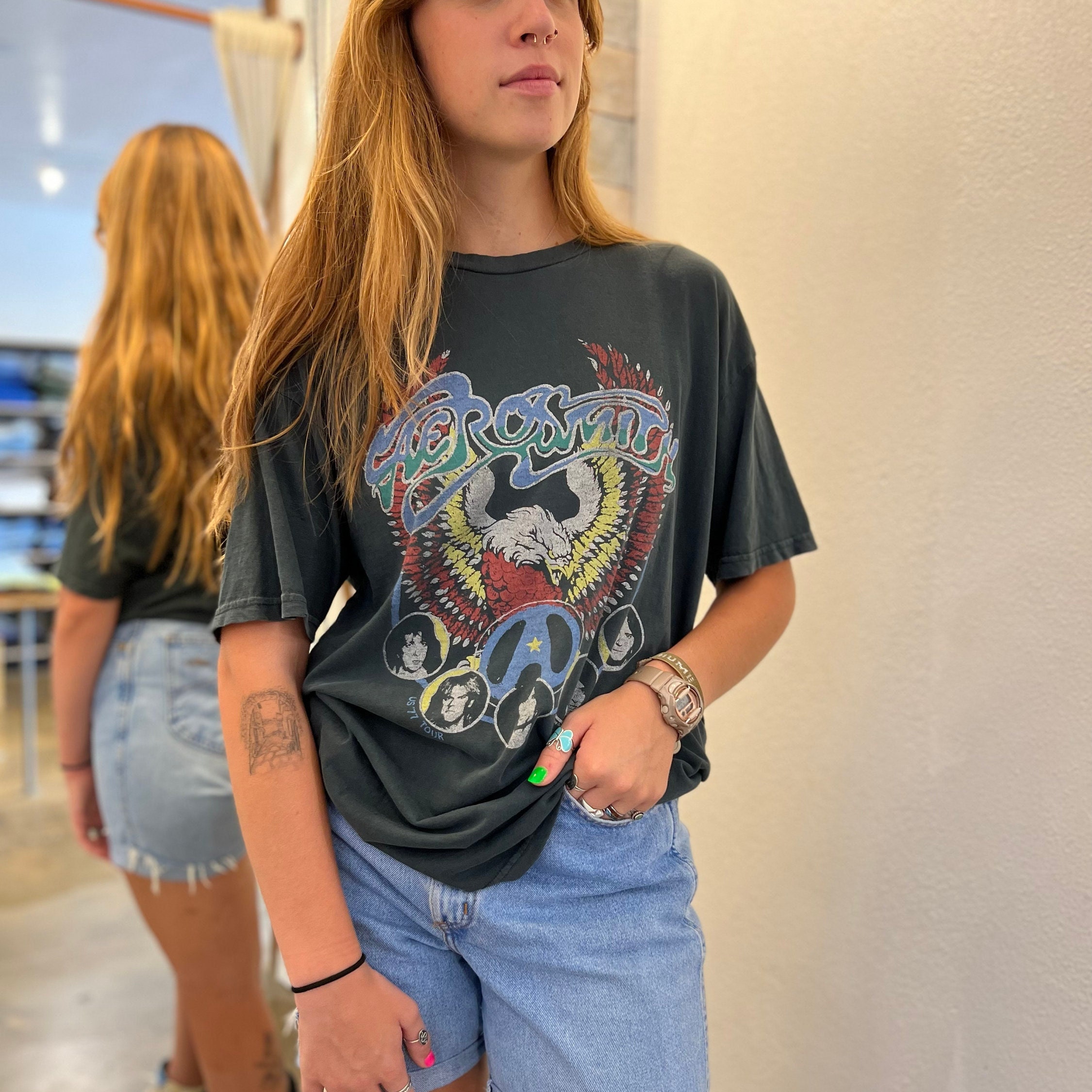 aerosmith vintage t shirt