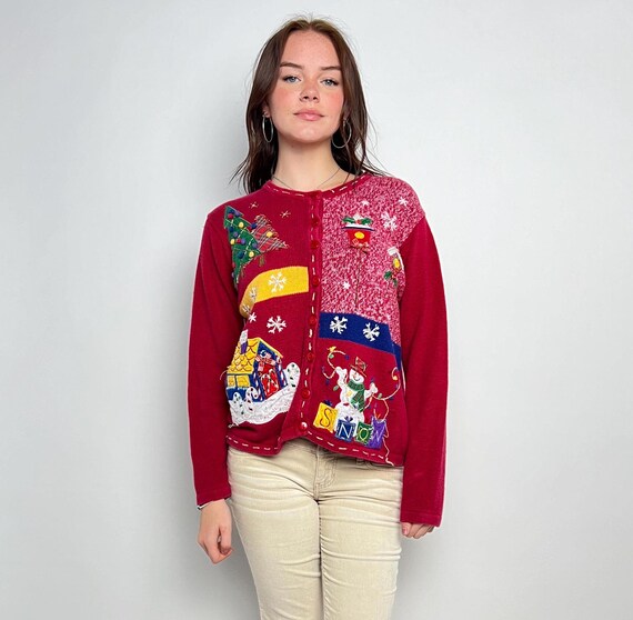 Vintage Ugly Christmas Sweaters XL All Sizes Tacky Christmas Sweaters Holiday Etsy UK
