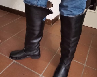 tall pirate cavalry dragonder laarzen maat 42 stivali tipo corazziere guardia a cavallo - cosplay