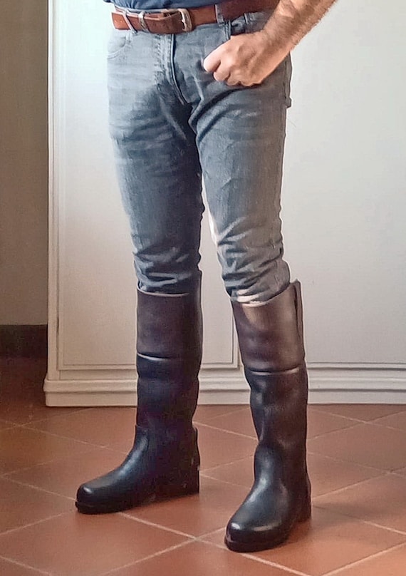 Men size 10 riding boot Amazon.com: Mens Guard of Honor Leather Horse Riding Boots  main image 4