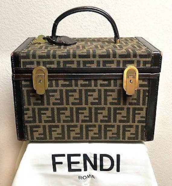 fendi zucca cosmetic bag