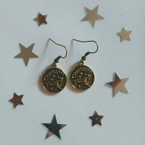 Zodiac Sign Capricorn Earrings
