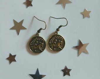 Zodiac Sign Capricorn Earrings