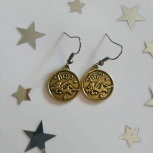 Zodiac Sign Virgo Earrings