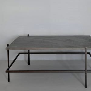 steel coffee table construction