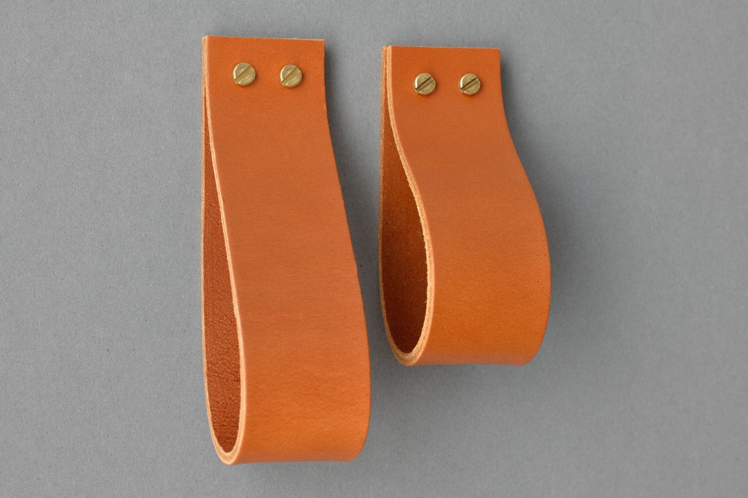 Light Brown Leather Pull / Lade Maxi 2 / Burnt Orange Large