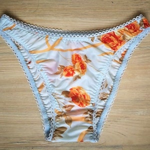 Transgender Underwear, Transgender MTF, Rose Panties, Transgender Panties, Queer Panties, Cuckold Panties, Trans Panty, Spandex Panties