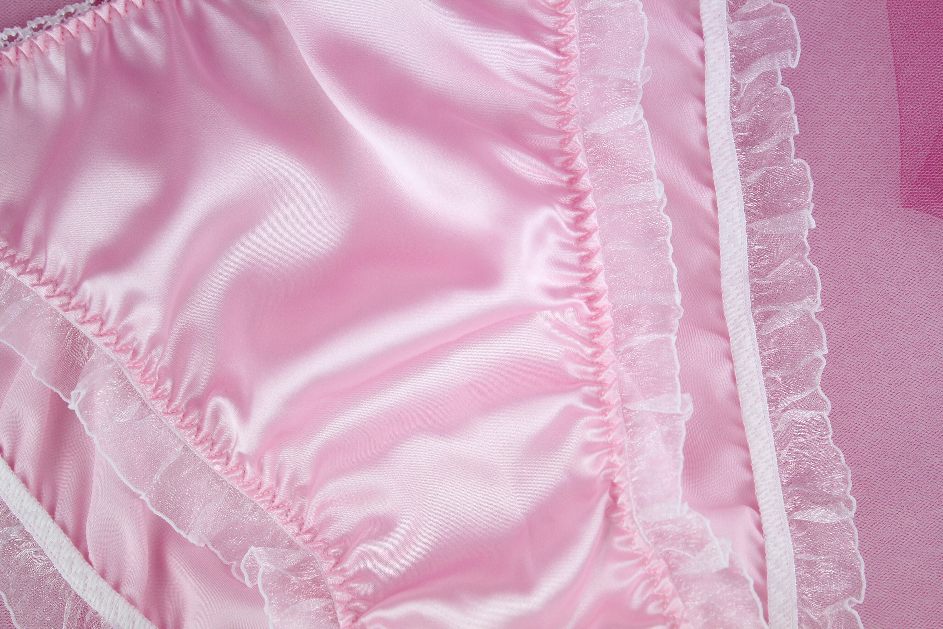 Pink Satin Bikini Adult Baby Panties Slave Boy Lingerie - Etsy Australia
