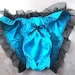 Open Panties, Crotchless Panties, BDSM, Gay Underwear, Sissy Panties, Cuckold, Turquoise Panties, Satin Lingerie, Crossdresser, Gay Clothing 