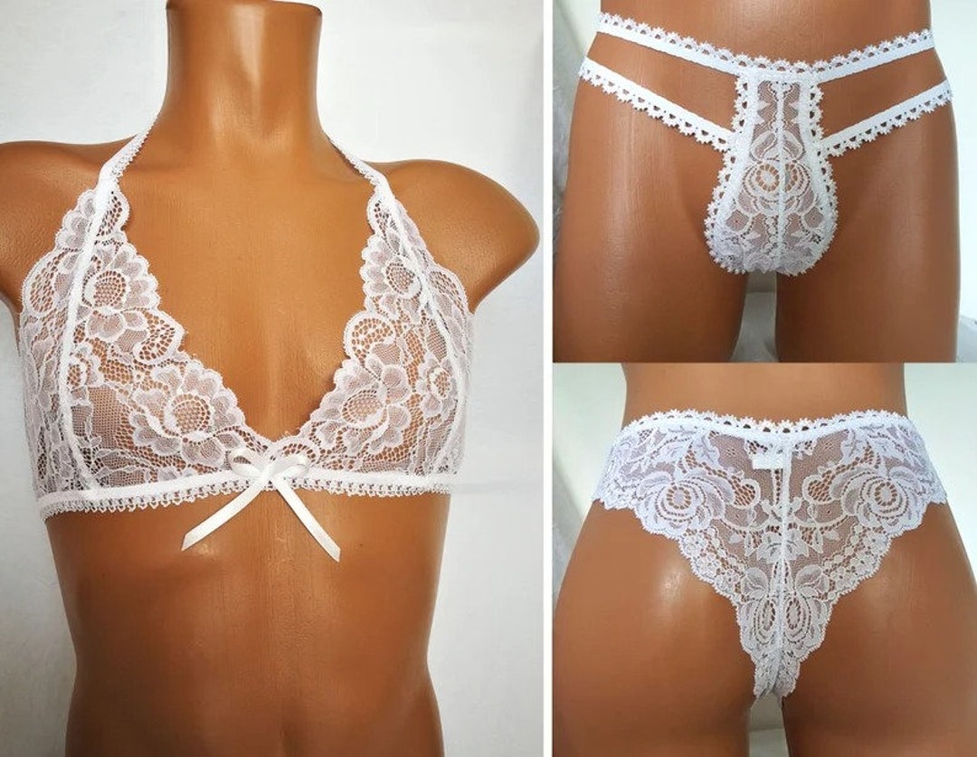 femboy sexy lingerie Femboy Kiss Lace Lingerie main image 0
