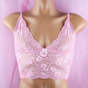 Unisex Pink Lace Sissy Bra Transgender Lingerie For Sissy Men Perfect For LGBTQ Wedding Underwear