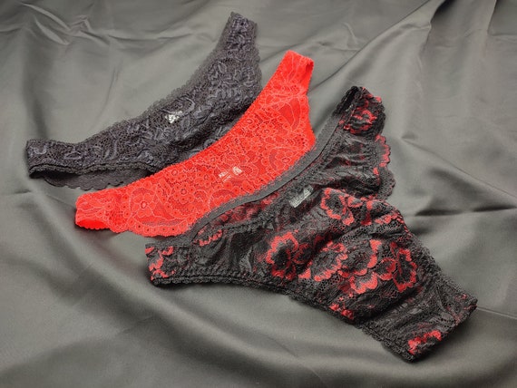 Mens Lace Underwear Set of 3, Male Lingerie, Mens Panties, Mens