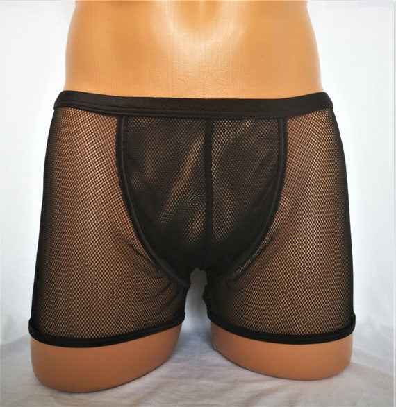 Gay Lingerie, Sheer Boxers, Gay Underwear, Mesh Boxers Briefs, Gay Man  Lingerie, Sexy Gay Underwear, Man Underwear Gay, Black Boxer, Panty - Etsy